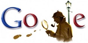 Doodle Google_Dedicato ad Arthur Conan Doyle